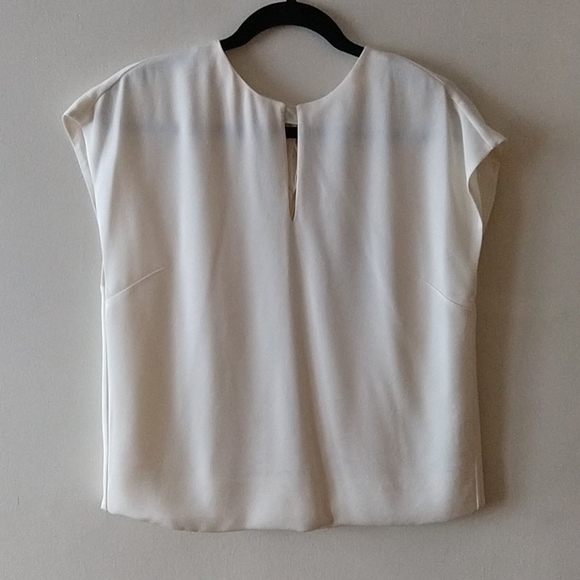3.1 Phillip Lim Draped Key Hole Top w/ Chiffon Tie - Picture 1 of 3